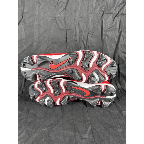 Nike Alpha Huarache 4 Elite Baseball Cleats Shoes Mens Size 11 NWT Red Black - Picture 9 of 9